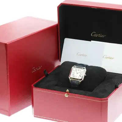 Cartier SANTOS-DUMONT SM WSSA0086 SS Silver