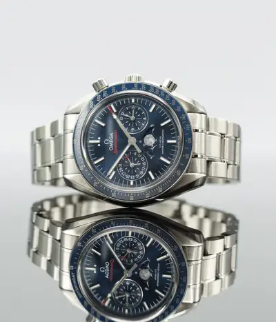 Omega Omega Speedmaster Moonphase 44MM Moonphase Blue Dial 304.33.44.52.03.001