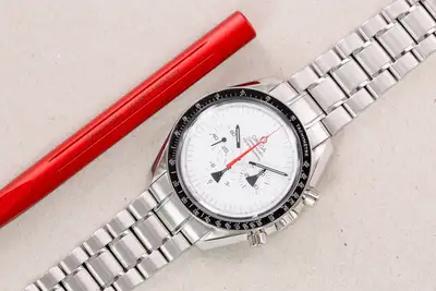 Omega OMEGA Speedmaster ALASKA PROJECT Moonwatch White Dial - Limited Edition Full Set