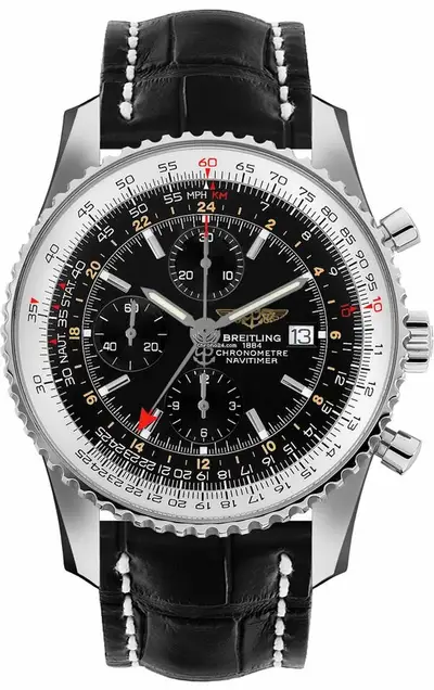 Breitling Navitimer World Chronograph GMT Stainless