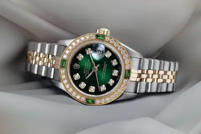 Rolex Datejust with Emeralds Diamonds Two