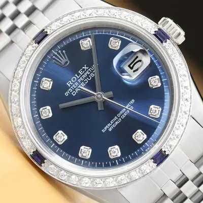 Rolex DATEJUST 18K WHITE GOLD DIAMOND