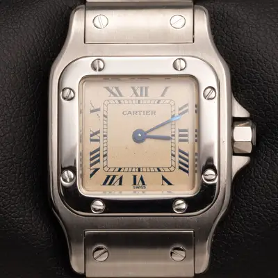 Cartier Santos de Cartier Galbée Steel Small