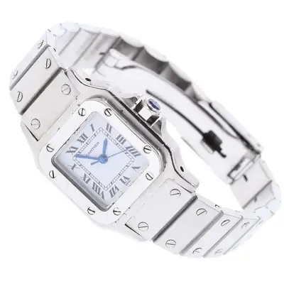 Cartier SANTOS GALBE SM SS White