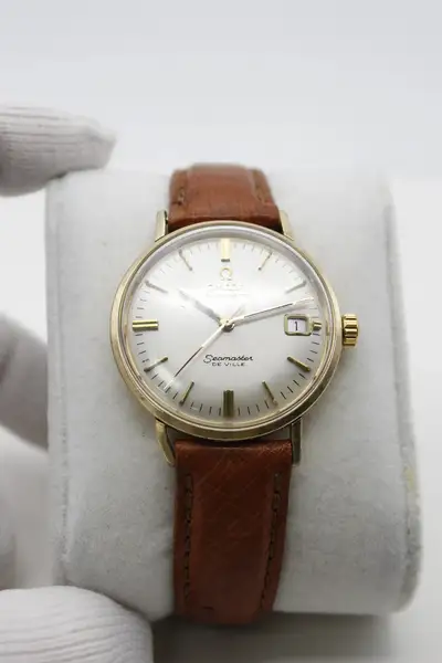 Omega Seamaster Deville 14K Yellow Gold