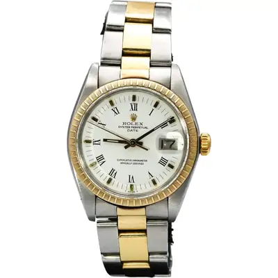 Rolex Stainless Steel 14k Gold Oyster