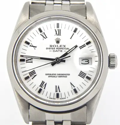 Rolex Date Men Stainless Steel Jubilee
