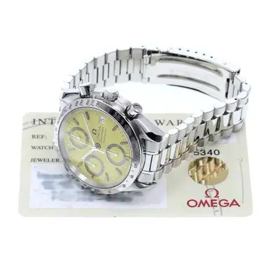 Omega OMEGA SPEEDMASTER MICHAEL SCHUMACHER 3511.12 39mm SS Yellow #C19206