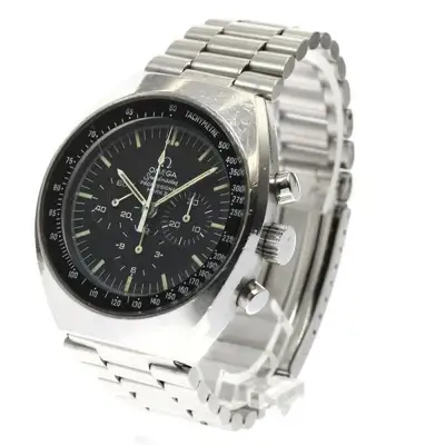 Omega OMEGA Speedmaster Professional Mark II 145.014 41mm SS Black Dial Watch #C6711