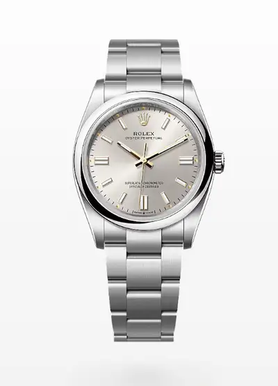 Rolex Oyster Perpetual Stainless Steel Silver