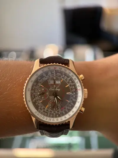 Breitling Navitimer Montbrilliant Datora 18kt Rose