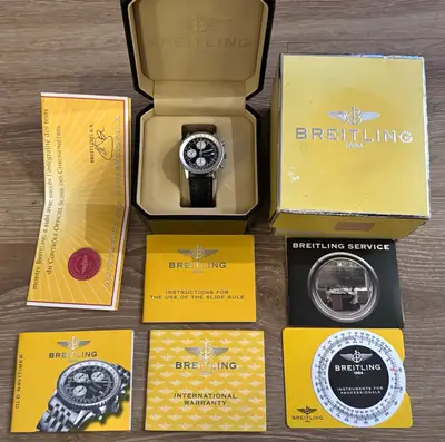 Breitling Navitimer A13324 Clasp Leather Strap