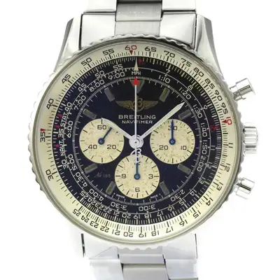 Breitling Navitimer Steel Leather A11022 Polished