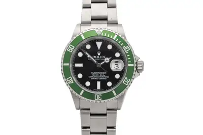 Rolex Rolex Submariner 16610 T (KERMIT) Stainless Steel 40mm Watch