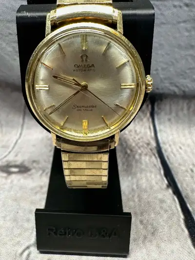 Omega gold plated Seamaster De Ville