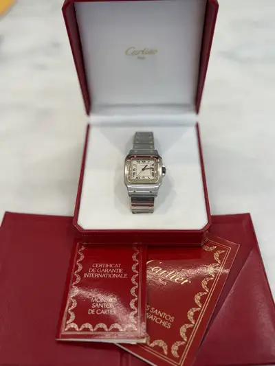 Cartier Santos Galbée Two-Tone W20011C4