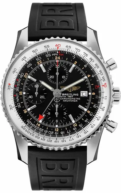 Breitling Navitimer World Chronograph GMT Stainless