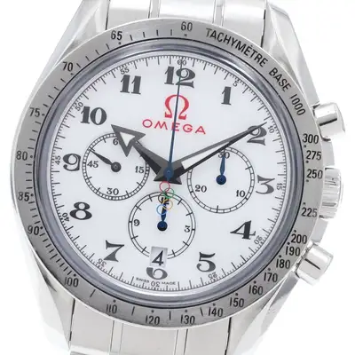 Omega Omega Speedmaster Broad Arrow Olympic Automatic Men's Watch Good Condition