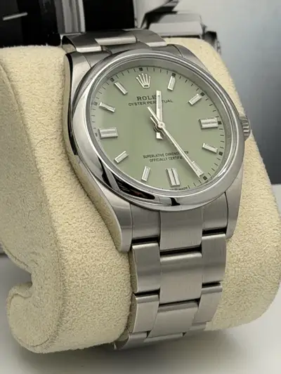 Rolex Oyster Perpetual pistachio 126000