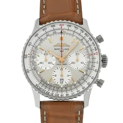 Breitling Navitimer AB0139211G1P1 AB0139) Silver #WW8018