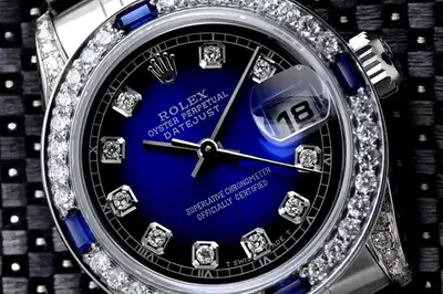 Rolex Datejust Blue Diamond Stainless Steel