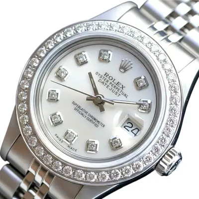 Rolex Datejust Steel White Mother of