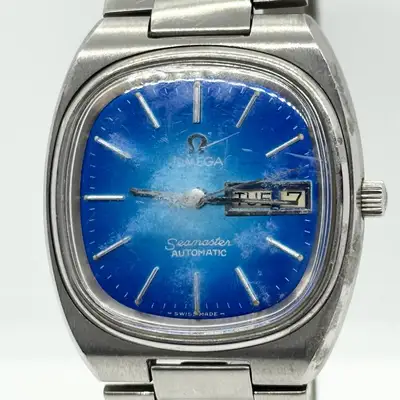 Omega Seamaster TV Screen Blue