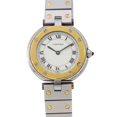 Cartier Santos 8191 Stainless Steel Yellow