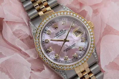 Rolex Datejust Pink Mother Of Pearl