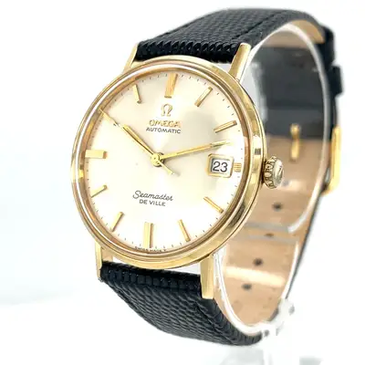 Omega 14k Gold 's Seamaster Deville