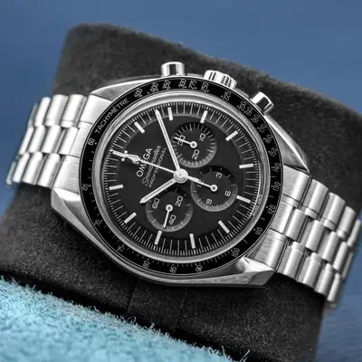 Omega Speedmaster Professional Moonwatch Hesalite Black