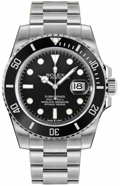 Rolex Rolex Submariner Date Self-Winding Automatic Black Dial Mens Luxury Swiss Watch