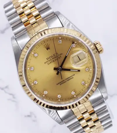 Rolex Datejust in Steel Gold with
