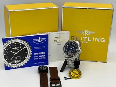 Breitling Navitimer Pluton Chronograph Light&Alarm Fresh