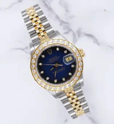 Rolex Datejust with Factory Diamond Bezel