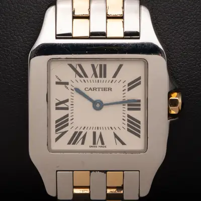 Cartier Santos de Cartier 18K Gold Steel