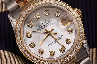 Rolex Datejust White Mother Of Two