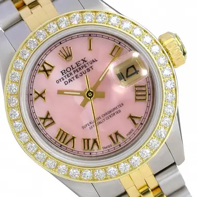 Rolex Datejust Two-Tone Gold Steel Pink