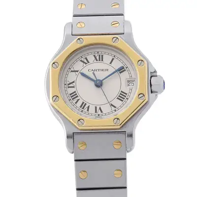 Cartier Santos W2001683 Stainless Steel 18K