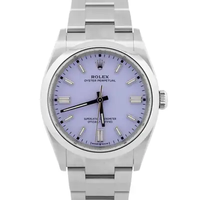 Rolex Oyster Perpetual LAVENDER Steel 126000