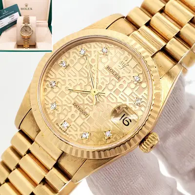 Rolex President Datejust Jubilee Diamond Yellow