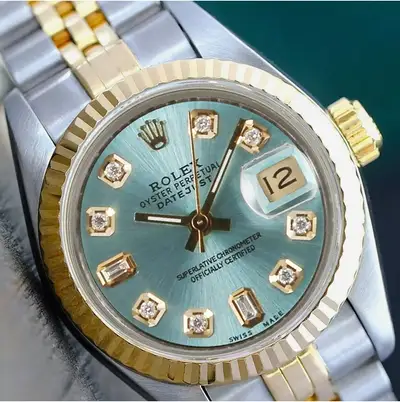 Rolex Datejust Two-Tone Ice Blue 8+2