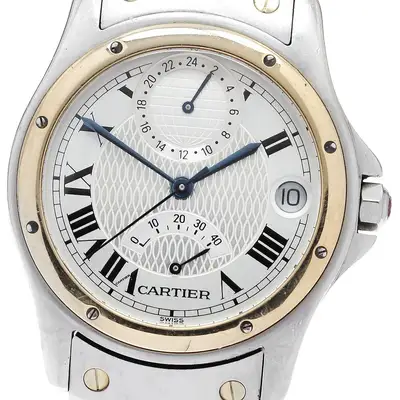 Cartier Santos round W20038R3 GMT 150th