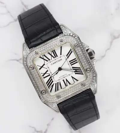 Cartier STUNNING Cartier Tank Santos XL with