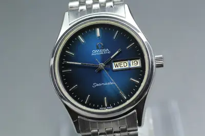 Omega [N Omega Seamaster Cal.1020 Day/Date Blue