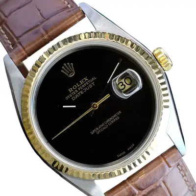 Rolex Datejust Two-Tone Gold Fluted Bezel