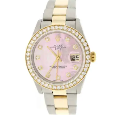Rolex Date 2-Tone Oyster with Custom
