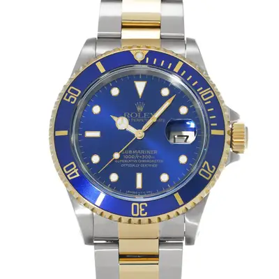 Rolex ROLEX Submariner date 16613 blue WATCH 730988