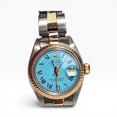 Rolex Datejust Two Tone Blue 6917