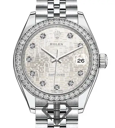 Rolex Women's Rolex Datejust SS Jubilee Silver